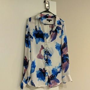 Banana Republic Dillon watercolor floral print